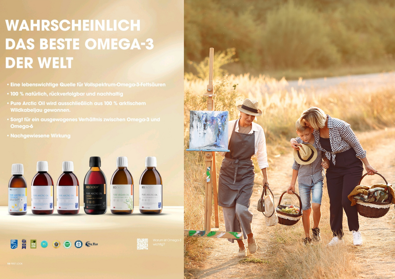Omega-3 für Schulkinder und Familie